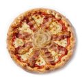 Pizza Speck mit Zwiebeln