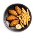 Pouletflügeli pommes